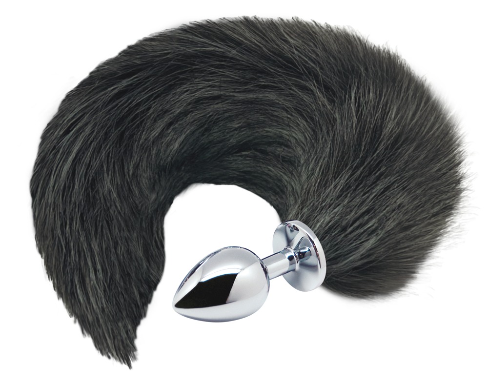 Alive Black&White Fox Tail S - Afbeelding 3