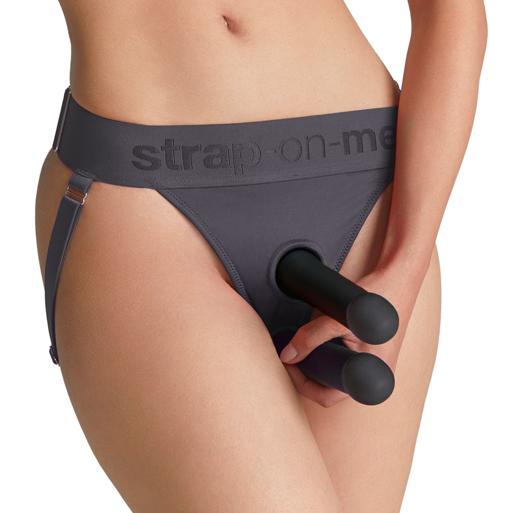 Harness Lingerie One Size Grey - Afbeelding 4